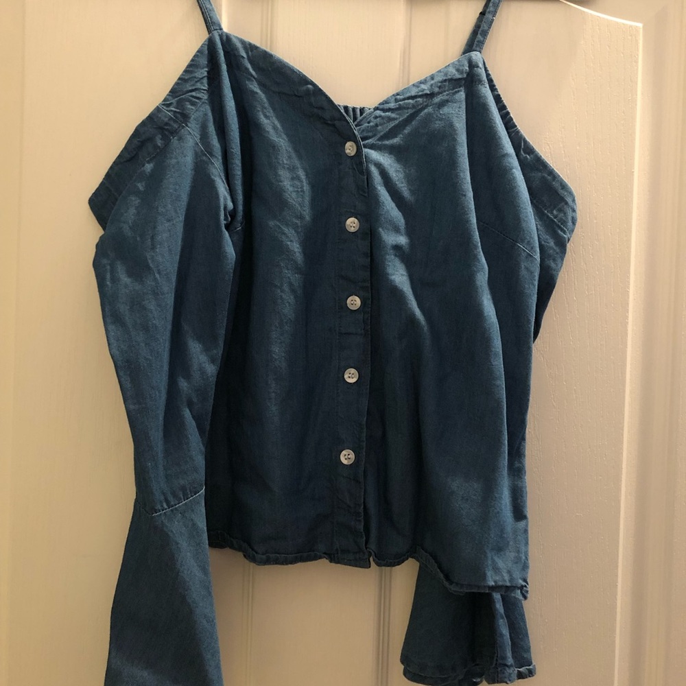 Fashion Nova Jean Off-shoulder top